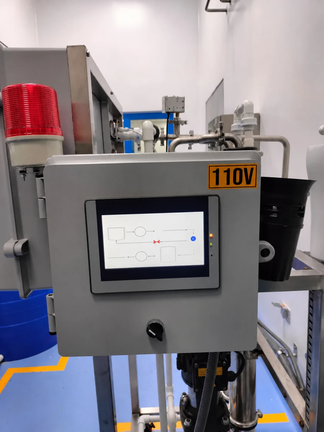 Tablero de automatizaci&oacute;n con interfaz de control